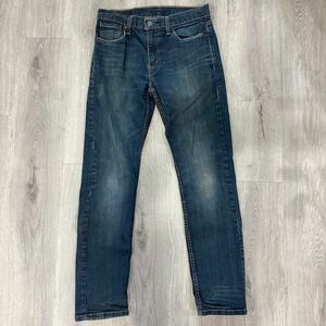 Levi's 502 Men's Jeans W30 L32 Taper Fit Blue Denim Dark Wash